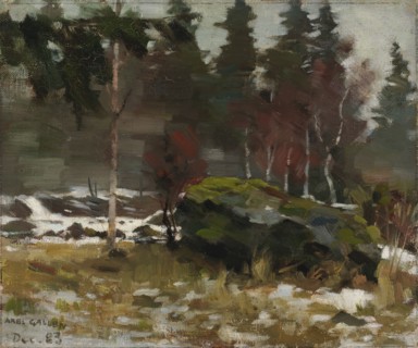 Early Spring, 1883. Creator: Akseli Gallen-Kallela.