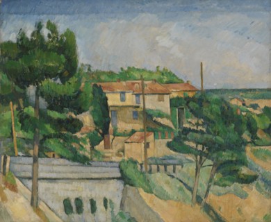 The Road Bridge at L'Estaque, 1879-1882. Creator: Paul Cezanne.