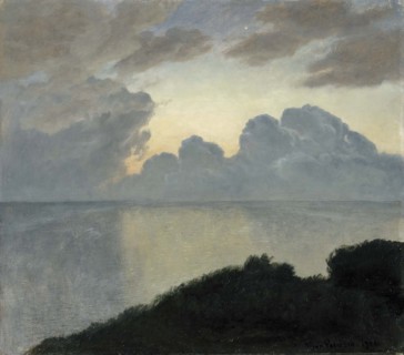Summer Night by the Sea, Tisvilde, 1900. Creator: Viggo Christian Frederik Vilhelm Pedersen.