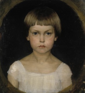 Portrait of the Artist´s Sister Berta Edelfelt, 1876. Creator: Albert Edelfelt.
