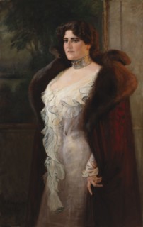 Portrait of Mrs. Lydia Nilsson Keirkner, 1902. Creator: Albert Edelfelt.