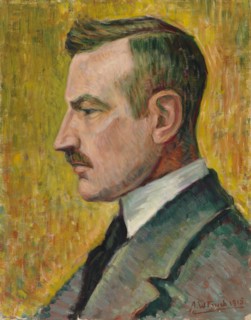 Portrait of Artist Magnus Enckell, 1915. Creator: Alfred William Finch.