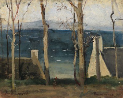 View of the Shore at Douarnenez, 1883-1884. Creator: Amelie Lundahl.