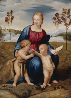 Madonna del Cardellino, copy after Raphael (Raffaello Sanzio), 1840-1884. Creator: Carl Peter Mazer.