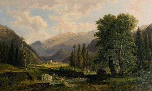Landscape, c1830-1880. Creator: Franz Barbarini.