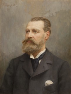 Portrait of Architect Theodor Decker, 1900. Creator: August Fredrik Ahlstedt.