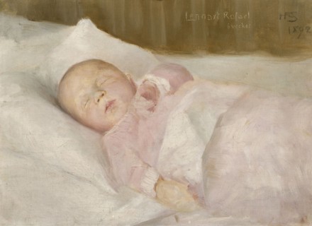 Lennart Rafael, 6 weeks, 1892. Creator: Hanna Frosterus-Segerstrale.