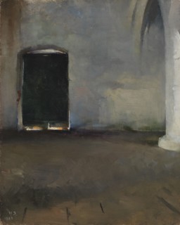 The Door, 1884. Creator: Helene Schjerfbeck.
