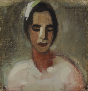 Girl from California I, 1919. Creator: Helene Schjerfbeck.