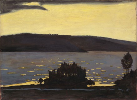 Spring Evening, Ice Break, 1897. Creator: Hugo Simberg.