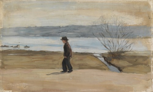 The Wounded Angel, landscape study, 1902. Creator: Hugo Simberg.