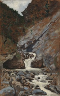 Mountain Stream in the Caucasus, 1899. Creator: Hugo Simberg.