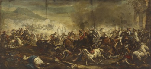 A cavalry battle, 1652. Creator: Jacques Courtois.