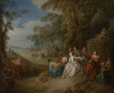 Fête Champêtre, 1715-1736. Creator: Jean-Baptiste Pater.