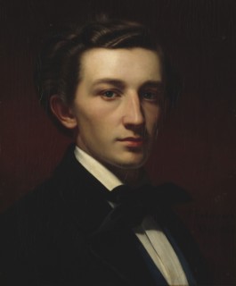 Portrait of Werner Holmberg, 1853. Creator: Per Sodermark.