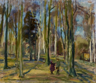 View from Kaivopuisto, 1919. Creator: Magnus Enckell.