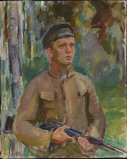 Hunter (forester Gunnar Arnkil), 1919. Creator: Magnus Enckell.