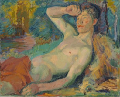 Awakening Faun, 1914. Creator: Magnus Enckell.