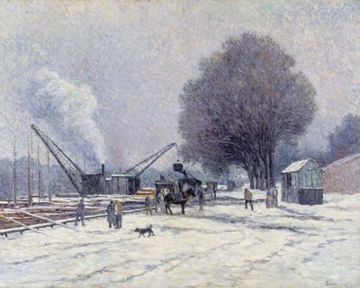 The Boulogne Embankment, 1905. Creator: Maximilien Luce.