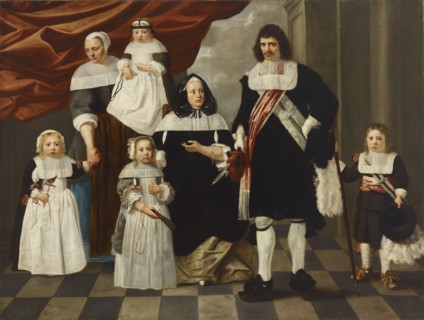 Portrait of a family, c1650s. Creator: Nicolaes Van Helt Stockade.