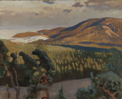 Landscape from Suursaari, 1925. Creator: Oskari Paatela.