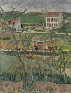 Rainy Landscape; Landscape in Rainy Weather, 1909. Creator: Pierre Bonnard.