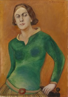 Portrait of Sylvi Kunnas, 1928. Creator: Vaino Kunnas.