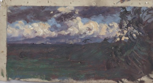 Clouds over the plain, c1910s. Creator: Verner Thome.