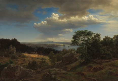 Finnish Landscape, 1855. Creator: Werner Holmberg.