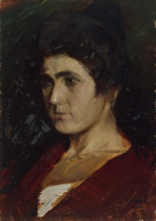 Portrait of a Woman, 1900. Creator: Verner Thome.