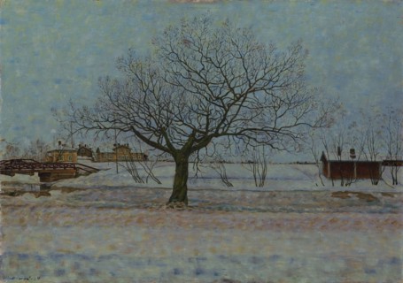 Sallow; The Weeping Willow, 1934. Creator: Vilho Lampi.