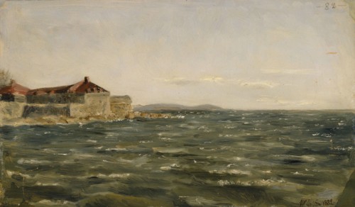 Sand Bank, 1882. Creator: Akseli Gallen-Kallela.