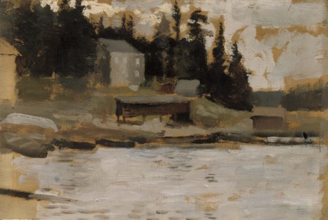 Landscape Sketch from Hamari, 1885. Creator: Albert Edelfelt.