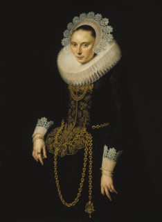 Portrait of a Young Woman, c1610s. Creator: Cornelis Pietersz. van der Voort.