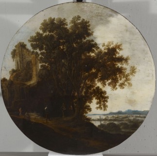 Landscape with ruins, 1641. Creator: Dirck Dalens.