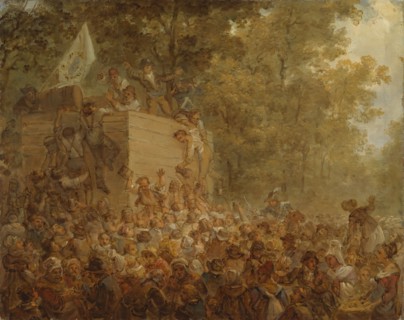 St. Louis -juhla Pariisissa I, 1819. Creator: Alexander Lauréus.