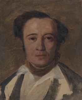 Study for Portrait of Frans Pippingsköld, 1850-1859. Creator: Robert Wilhelm Ekman.