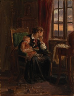 Longing, mid-late 19th century. Creator: Wilhelm Marstrand.