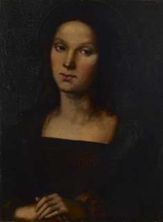 Mary Magdalene, copy after Pietro Perugino, 1897. Creator: Albert Gebhard.