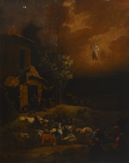 The Annunciation of the Shepherds, 1654-1685. Creator: Adam Colonia.