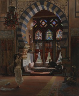 Almée, an Egyptian Dancer, 1883. Creator: Gunnar Berndtson.