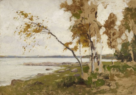 Landscape Study, 1885. Creator: Victor Westerholm.