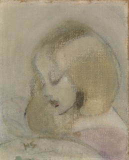 Annuli Reading, 1923. Creator: Helene Schjerfbeck.