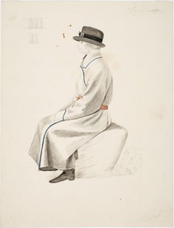 A seated man in national dress. Creator: Robert Wilhelm Ekman.