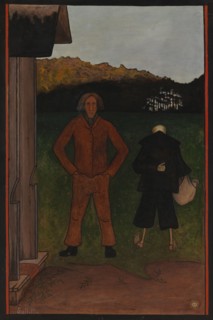 Death and the Peasant, 1896. Creator: Hugo Simberg.