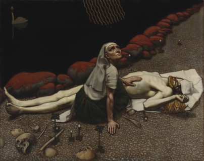 Lemminkäinen's Mother, 1897. Creator: Akseli Gallen-Kallela.