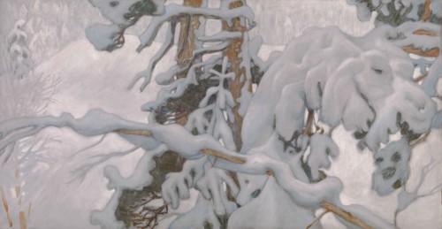 Winter, study for the Juselius Mausoleum frescoes, 1902. Creator: Akseli Gallen-Kallela.