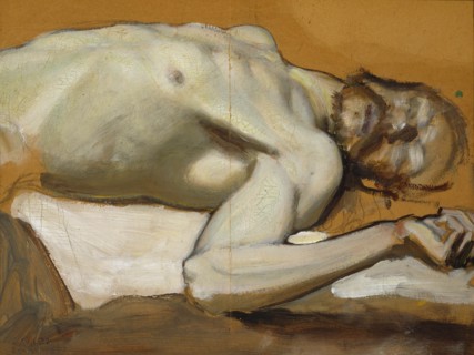 The Slain Lemminkäinen, 1899. Creator: Akseli Gallen-Kallela.