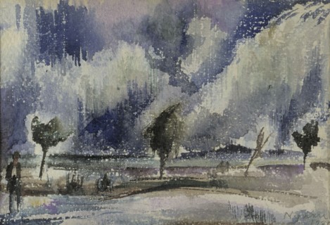 Blue Sky, 1920. Creator: Carl Wargh.