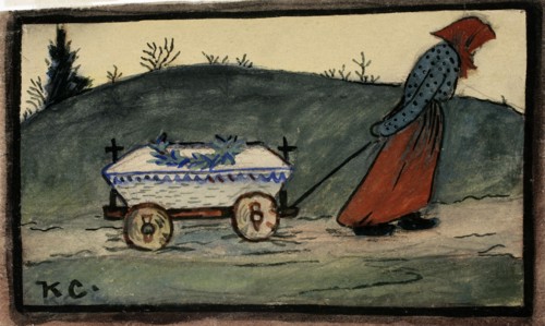 Last journey, c1930s. Creator: Kalle Carlstedt.